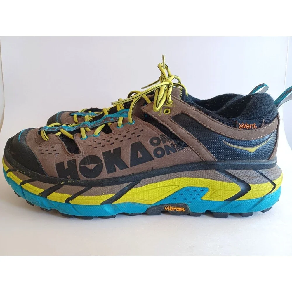 Hoka One One‎ Tor Ultra Low WP Gray 10.5 Trail Running Hiking Camping Gore Tex